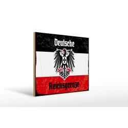 Holzschild - Adler D. Reichsgrenze