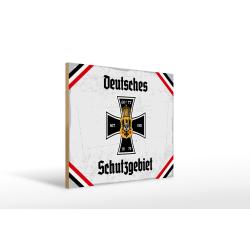 Holzschild - EK D Schutzgebiet