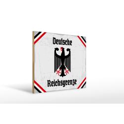 Holzschild - Adler D. Reichsgrenze