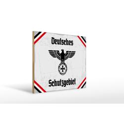 Holzschild - Adler D Schutzgebiet