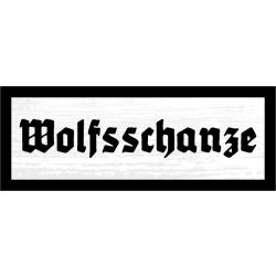 Blechschild - Wolfsschanze 2