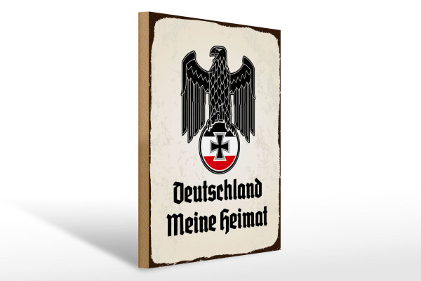 Holzschild - Adler Heimat