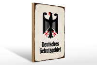 Holzschild - Adler D Schutzgebiet