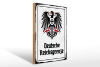 Holzschild - Adler D. Reichsgrenze