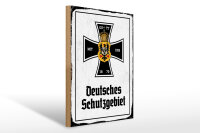 Holzschild - EK D Schutzgebiet