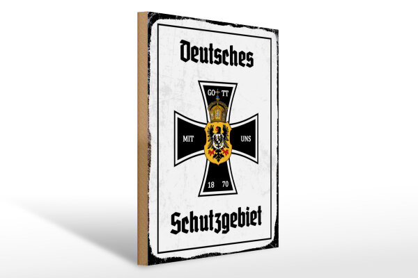 Holzschild - EK Schutzgebiet