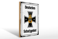 Holzschild - EK Schutzgebiet