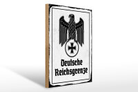 Holzschild - Adler D. Reichsgrenze