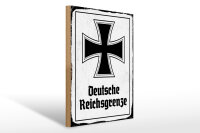 Holzschild - EK D. Reichsgrenze