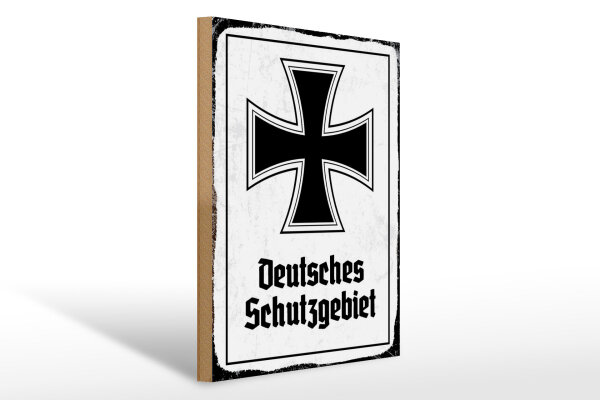 Holzschild - EK D Schutzgebiet