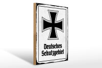 Holzschild - EK D Schutzgebiet