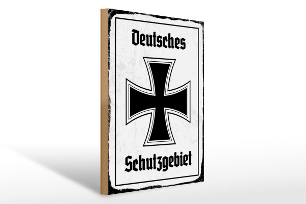 Holzschild - EK Schutzgebiet