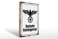 Holzschild - Adler D. Reichsgrenze