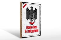 Holzschild - Adler D Schutzgebiet