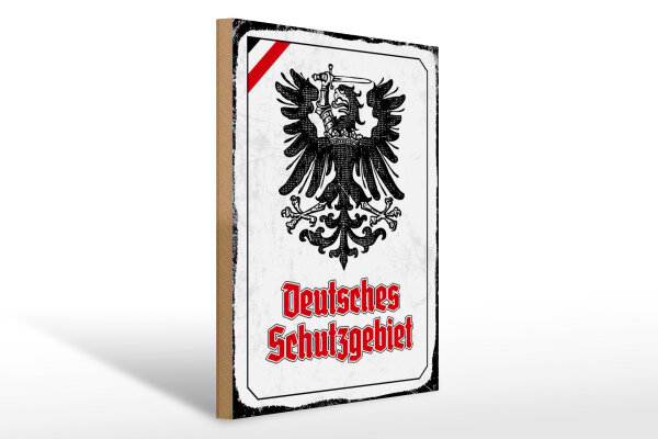 Holzschild - Adler D Schutzgebiet