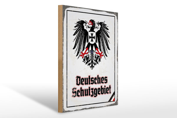 Holzschild - Adler D Schutzgebiet