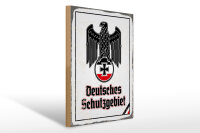 Holzschild - Adler D Schutzgebiet