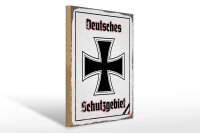 Holzschild - EK Schutzgebiet