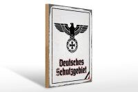 Holzschild - Adler D Schutzgebiet