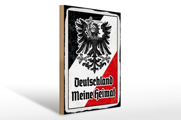 Holzschild - Adler Heimat
