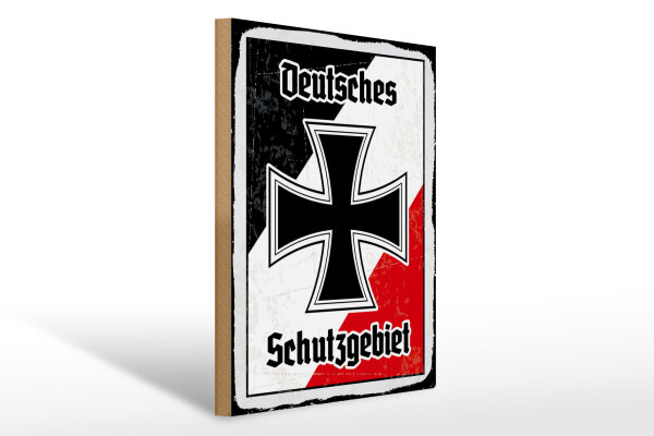 Holzschild - EK Schutzgebiet
