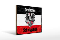 Holzschild - Adler D Schutzgebiet