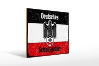 Holzschild - Adler D Schutzgebiet