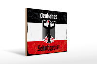 Holzschild - Adler D Schutzgebiet