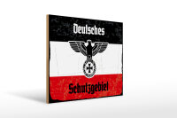 Holzschild - Adler D Schutzgebiet
