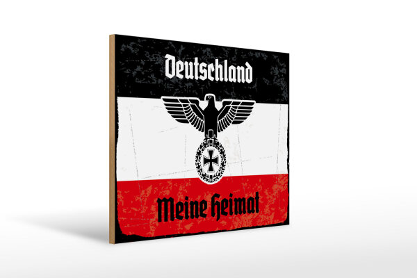 Holzschild - Adler Heimat