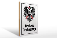 Holzschild - Adler D. Reichsgrenze
