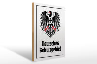Holzschild - Adler D Schutzgebiet