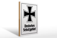 Holzschild - EK D Schutzgebiet