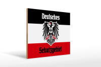 Holzschild - Adler D Schutzgebiet