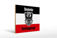 Holzschild - Adler D. Reichsgrenze
