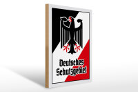 Holzschild - Adler D Schutzgebiet