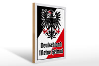 Holzschild - Adler Heimat