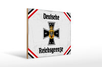 Holzschild - EK D. Reichsgrenze