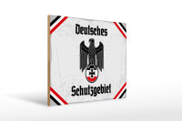 Holzschild - Adler D Schutzgebiet