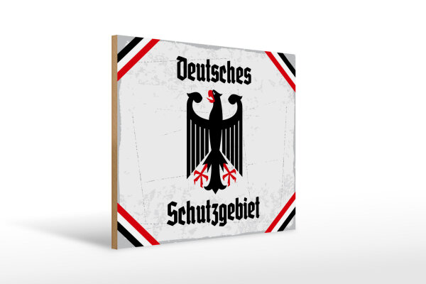Holzschild - Adler D Schutzgebiet