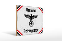 Holzschild - Adler D. Reichsgrenze