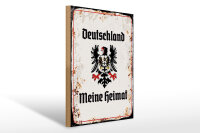 Holzschild - Adler Heimat