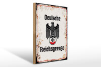 Holzschild - Adler D. Reichsgrenze