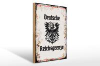 Holzschild - Adler D. Reichsgrenze