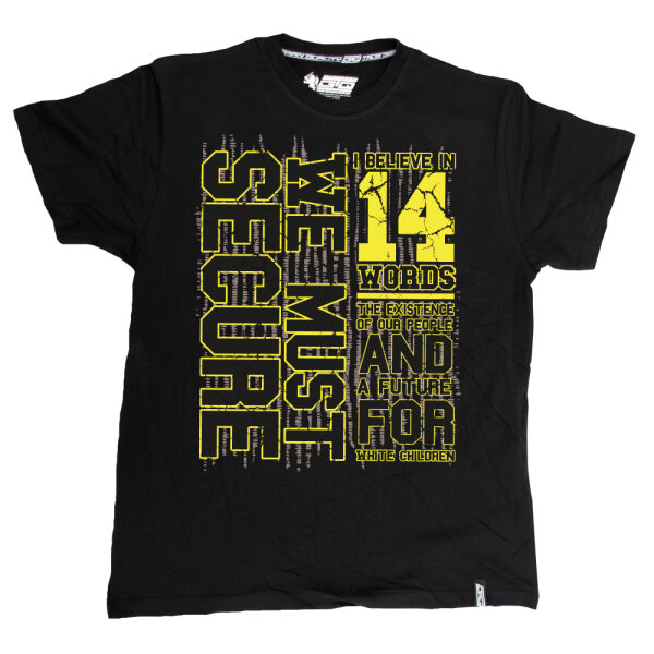 14 Words - schwarz TS XL