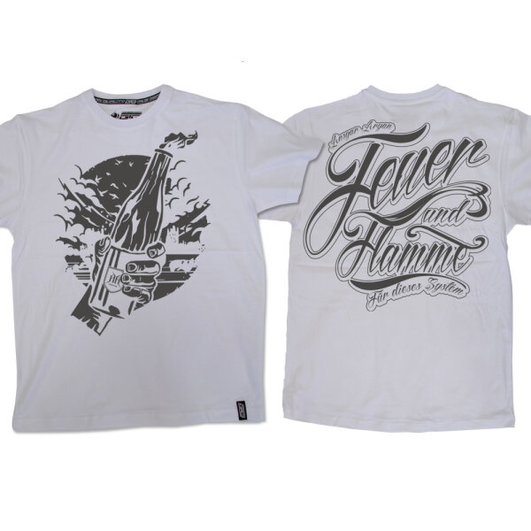Feuer & Flamme - weiß TS 4XL
