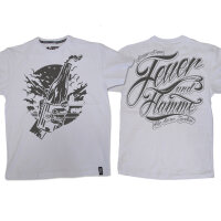 Feuer &amp; Flamme - wei&szlig; TS M
