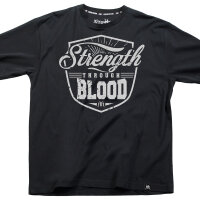 Strength through Blood - schwarz TS 3XL