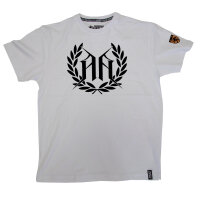 T-SHIRT "LEAF" WEISS M