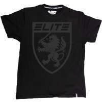 T-SHIRT "LION" SCHWARZ  XL